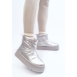 Botas de nieve para mujer Silver Fionia con plataforma enorme 9