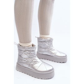 Botas de nieve para mujer Silver Fionia con plataforma enorme 10