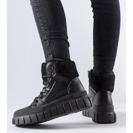 Zapatillas Adamsville con aislamiento negro 1