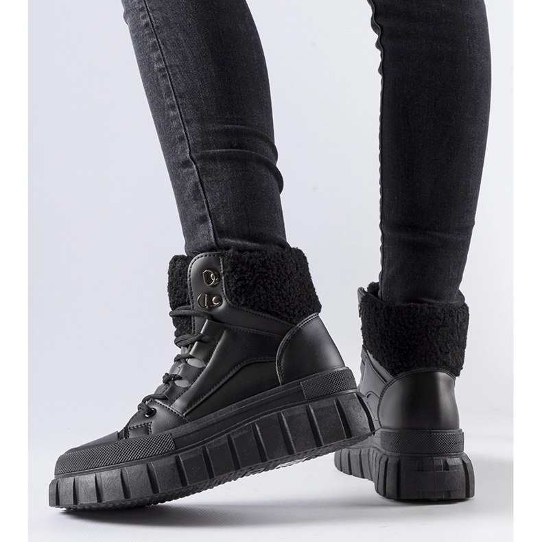 Zapatillas Adamsville con aislamiento negro 1