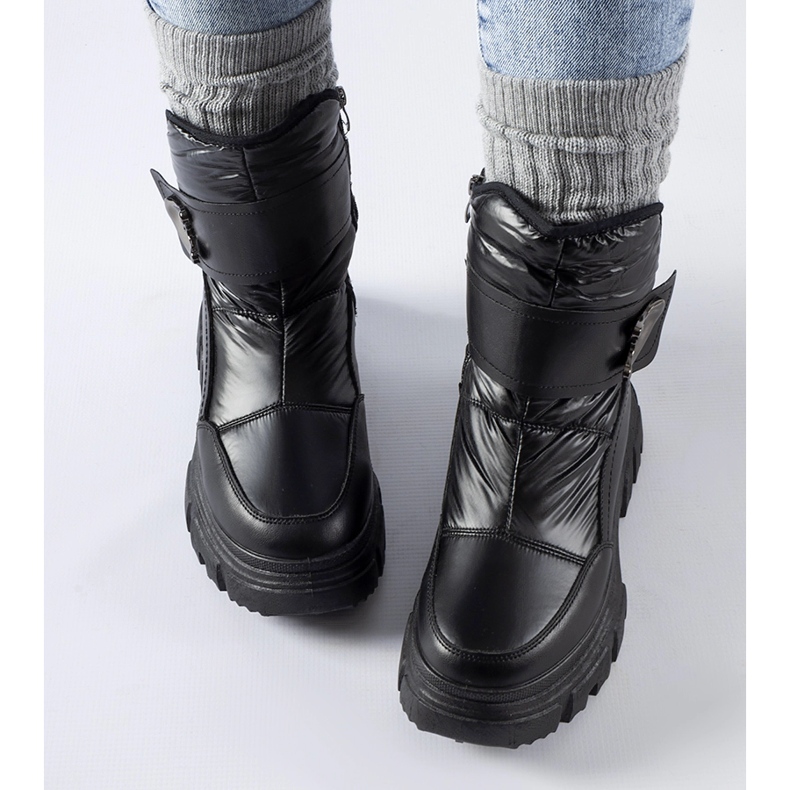 Botas de nieve Mejía con aislamiento negro 1 Botas de nieve Mejía con aislamiento negro 1