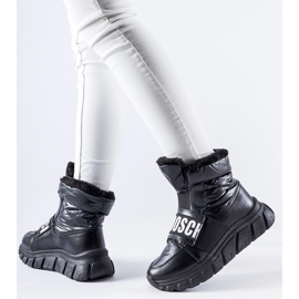 Botas de nieve negras con aislamiento y plataforma Bend. negro 1 Botas de nieve negras con aislamiento y plataforma Bend. negro 1