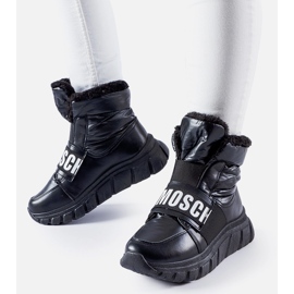 Botas de nieve negras con aislamiento y plataforma Bend. negro 2