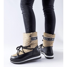 Botas de nieve con plataforma Vineyard beige oscuro 1