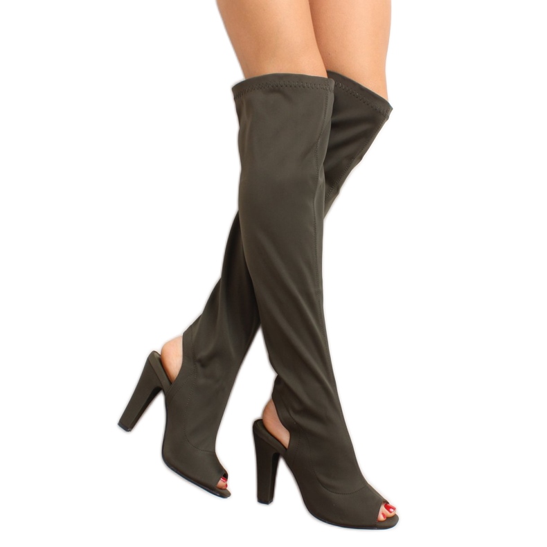 Botas punta abierta R110P Verde 2 Botas punta abierta R110P Verde 2