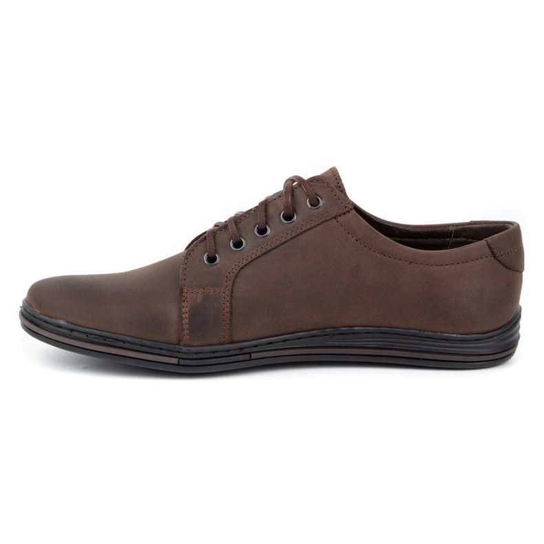 Polbut Zapatos hombre piel 320 marron oscuro marrón 1