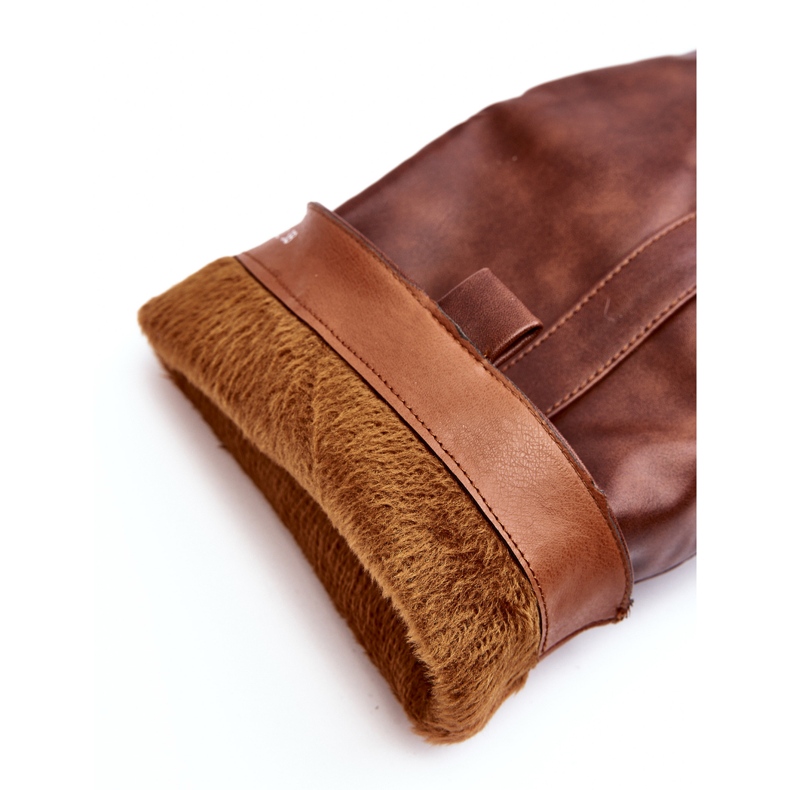 Super Mode Botas por encima de la rodilla de mujer con aislamiento y tacón alto marrón Genzani 3