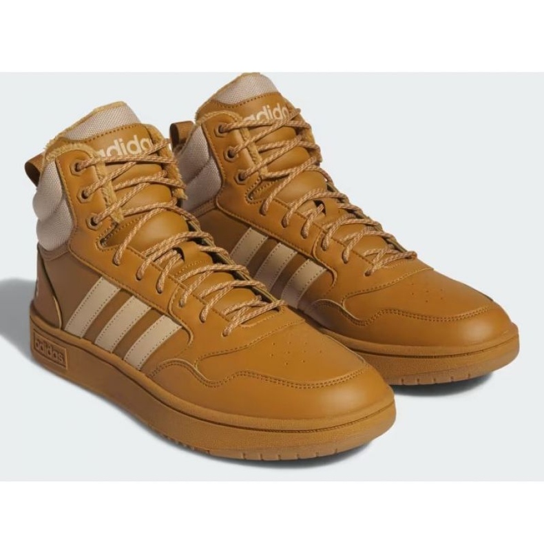 Zapatillas Adidas Hoops 3.0 Mid Basketball Wtr M IF2636 marrón 1
