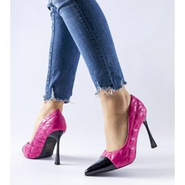 Tacones Benito acolchados rosa rosado 2