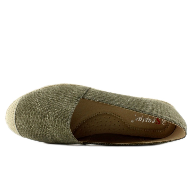 Alpargatas con puntera de lino JH23P Verde 2 Alpargatas con puntera de lino JH23P Verde 2