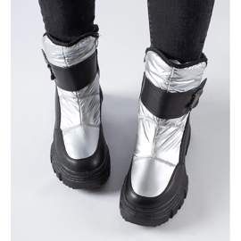 Botas de nieve Mejia grises con aislamiento plata 2