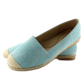 Alpargatas con puntera de lino JH23P L. Azul 3