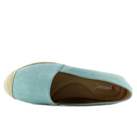 Alpargatas con puntera de lino JH23P L. Azul 2
