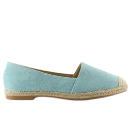 Alpargatas con puntera de lino JH23P L. Azul 5