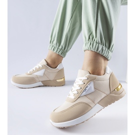 Deportivas de tela beige de Geraldino 2