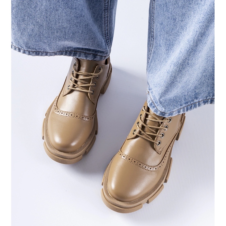 Zapatos con cordones Piazzetta marrón 1