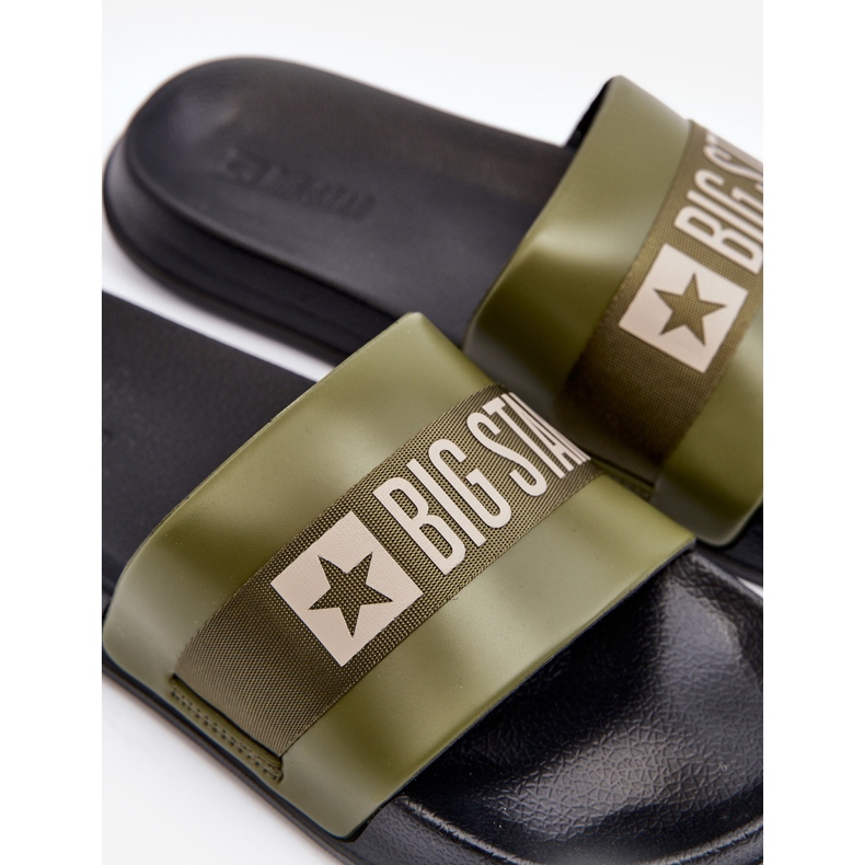 Chanclas Clásicas para Hombre Big Star LL174458 Caqui verde 2