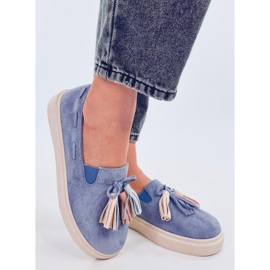 Krauss Mocasines borlas azules 4