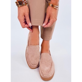 Mocasines de mujer suaves Justt Beige 4