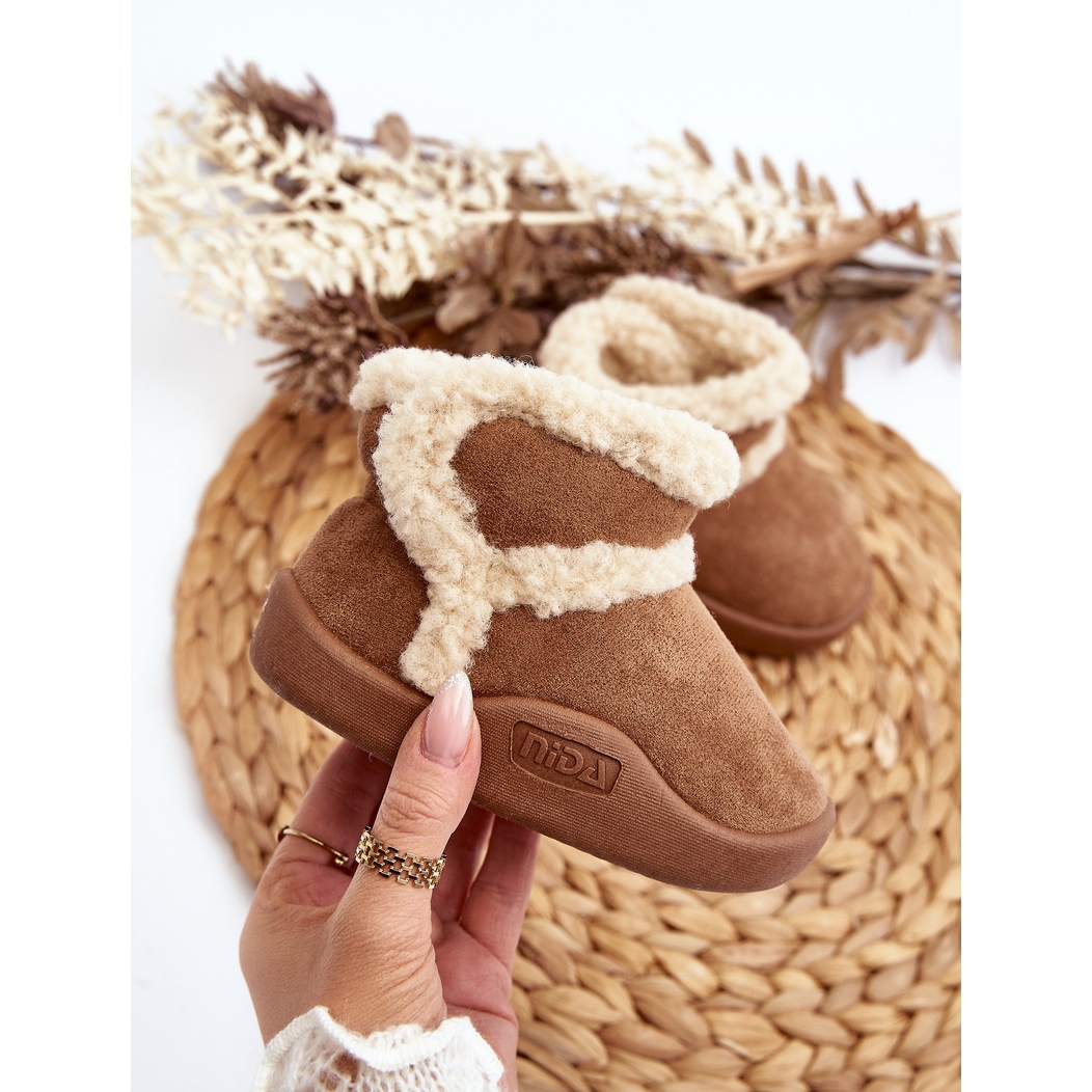 Botas de nieve con velcro infantiles