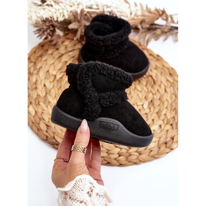 Botas de Nieve Infantiles con Velcro Negro Unitia 2 Botas de Nieve Infantiles con Velcro Negro Unitia 2