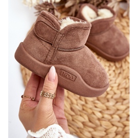 Botas de Nieve de Niño Benigna Marrón con Aislamiento de Pelo 2 Botas de Nieve de Niño Benigna Marrón con Aislamiento de Pelo 2