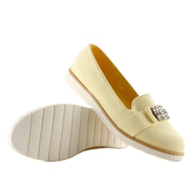 Mocasín ante pastel T245 Amarillo 3