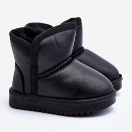Botas de Nieve Infantil Piel Ecológica Negro Husalta 1 Botas de Nieve Infantil Piel Ecológica Negro Husalta 1