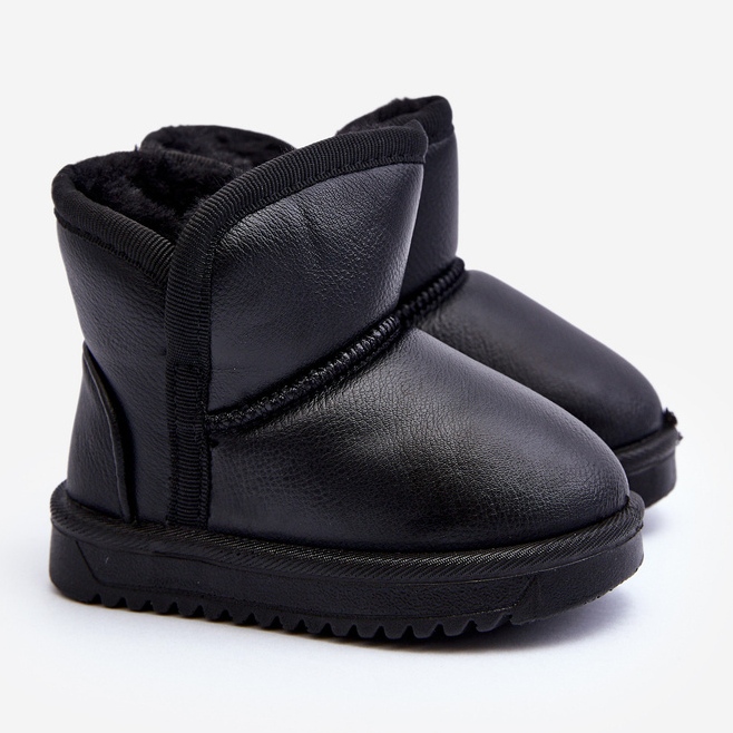 Botas de Nieve Infantil Piel Ecológica Negro Husalta 1 Botas de Nieve Infantil Piel Ecológica Negro Husalta 1