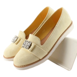 Mocasín ante pastel T245 Amarillo 2