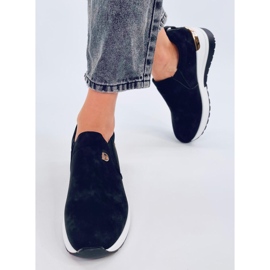 Hense Zapatos cuña negros 4