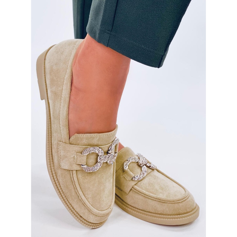 Mocasines clásicos de ante Daimer Verde 2