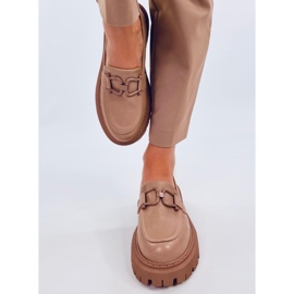 Mocasines con plataforma Elken caqui beige 2