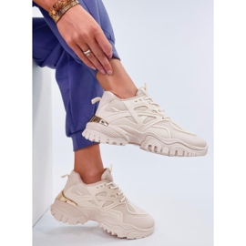 Deportivas mujer Jonath Beige 1