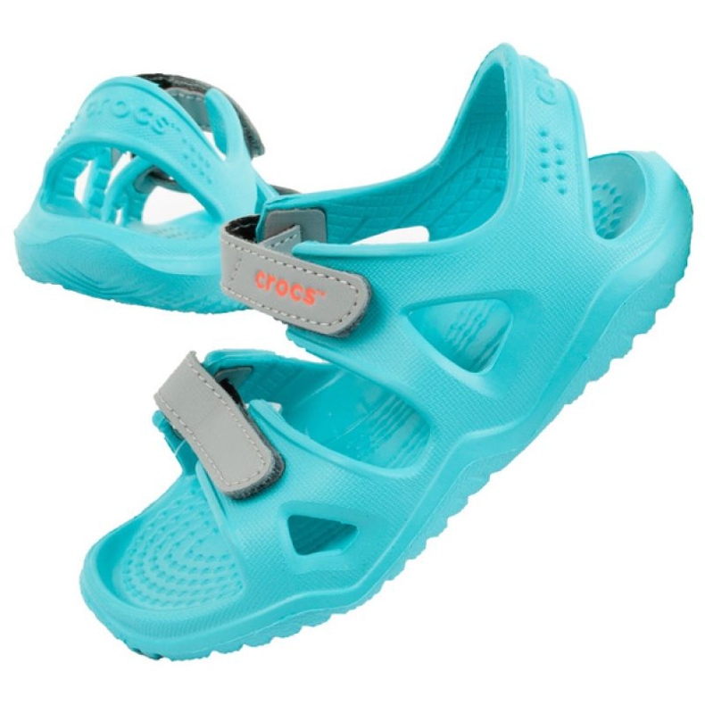 Sandalias Crocs Swiftwater Jr 204988-40M azul 1