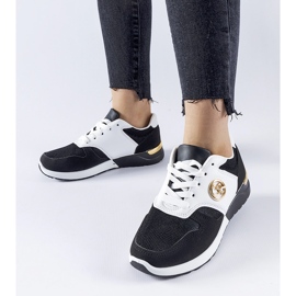 Zapatillas deportivas Almenno en blanco y negro. 1