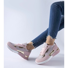 Zapatillas Roganzuolo rosa brillo rosado 1
