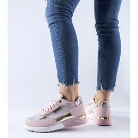 Zapatillas Roganzuolo rosa brillo rosado 2