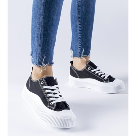 Zapatillas Cesano negras con plataforma negro 1 Zapatillas Cesano negras con plataforma negro 1