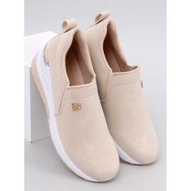 Zapatos cuña Hense Albaricoque beige 5