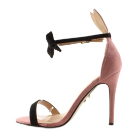 Sandalias en pin con orejas ZJ-15P Rosa 1