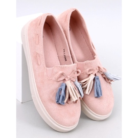 Krauss Mocasines borlas rosa rosado 4