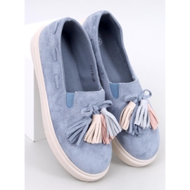 Krauss Mocasines borlas azules 5