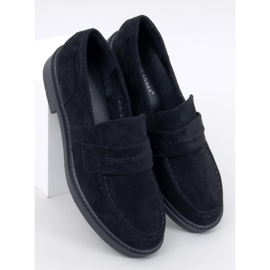 Mocasines de mujer Antye Black de ante negro 5