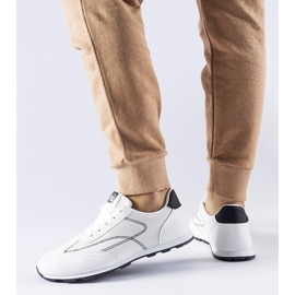 Zapatillas deportivas Pinarella blancas. blanco 2