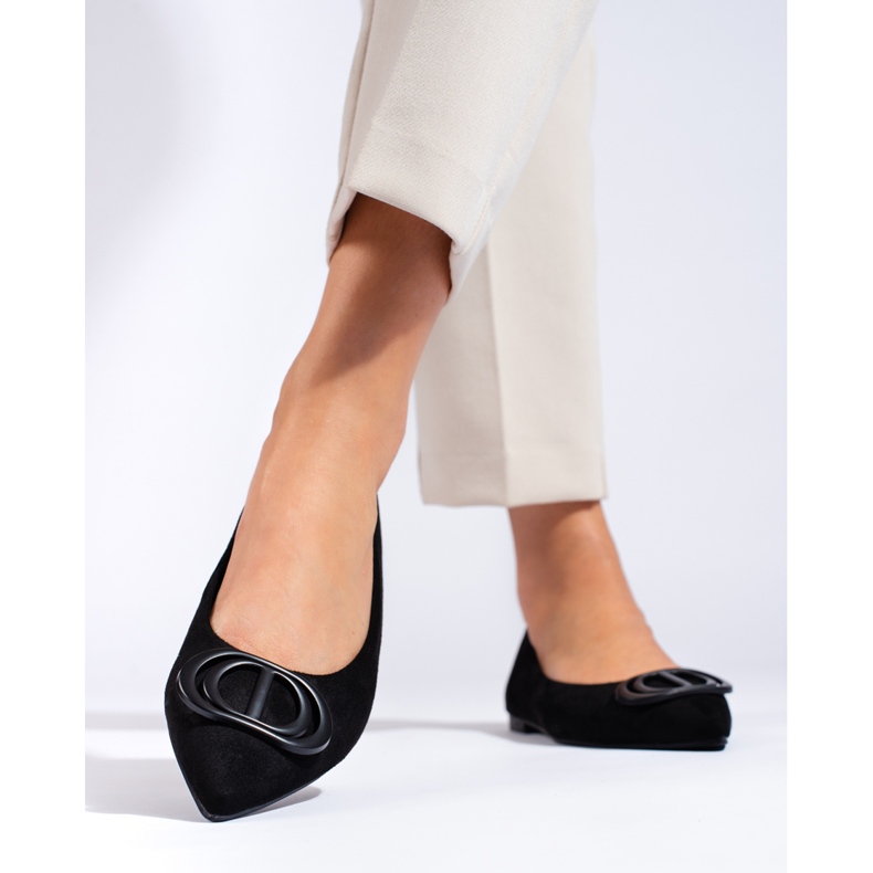 Seastar Bailarinas ante con adorno negro 2