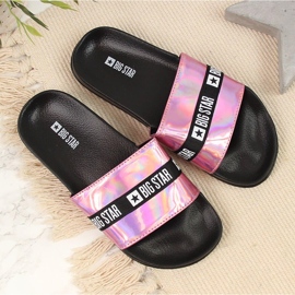 Chanclas de playa mujer Holo rosa Big Star GG274A008 rosado 4