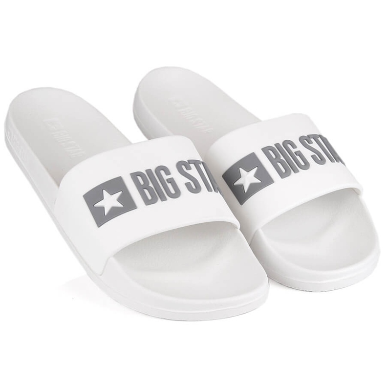 Chanclas de piscina mujer blanca Big Star FF274A199 blanco 1