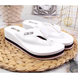 Chanclas cuña blanca Big Star JJ274A333 blanco 4