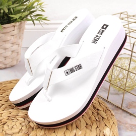 Chanclas cuña blanca Big Star JJ274A333 blanco 3